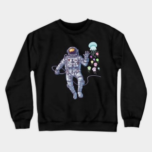 Astronaut Jellyfish Crewneck Sweatshirt